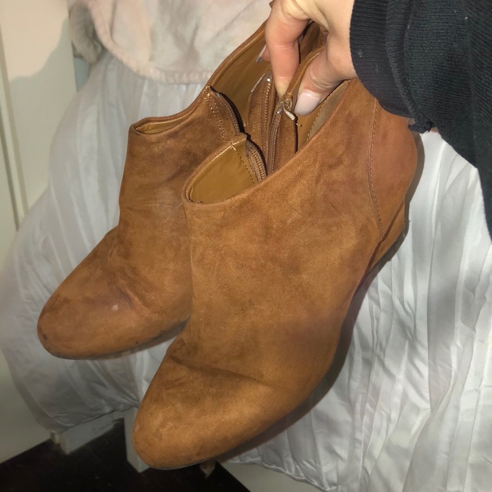 Forever 21 Suede Ankle Booties
